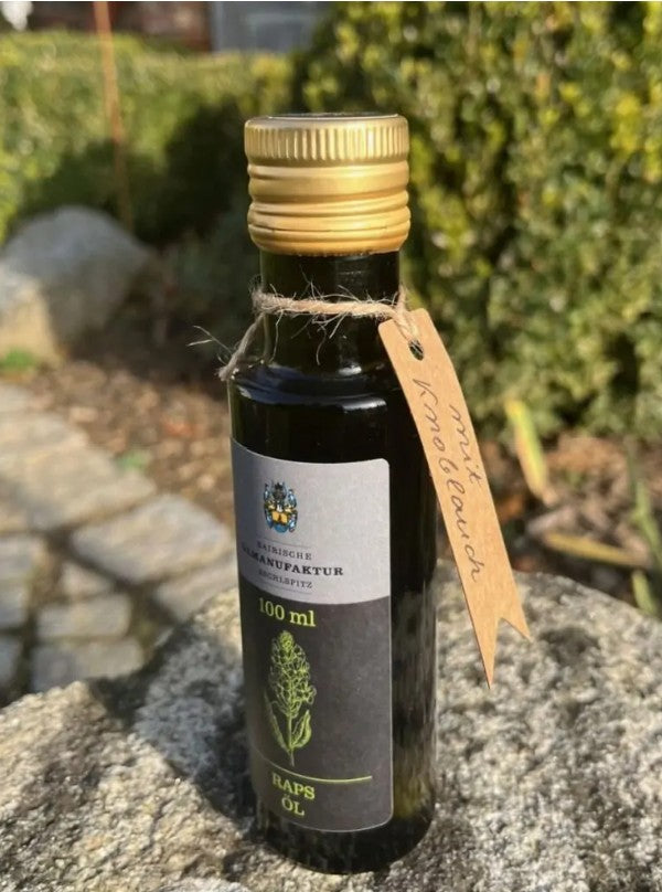 Mit Knoblauch verfeinertes Rapsöl 100ml