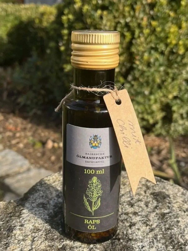 Mit Chili verfeinertes Rapsöl 100ml